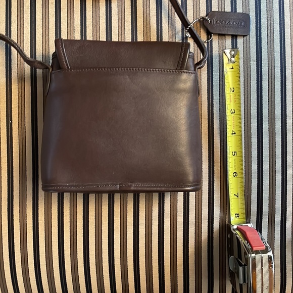 Vintage Coach TANGO flap 9049 mahogany with nickel - Picture 5 of 14